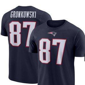 NIKE Patriots Gronkowski #87 Vintage Football Tee NWOT